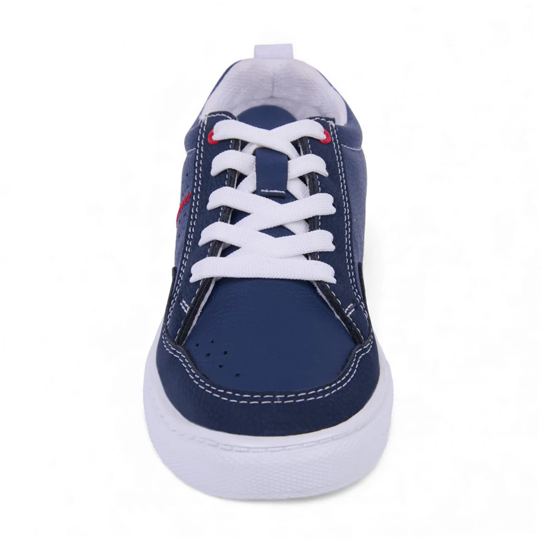 DÚO 285 TENIS CASUAL NEGRO Y MARINO AGUJETAS 35749 - Image 4