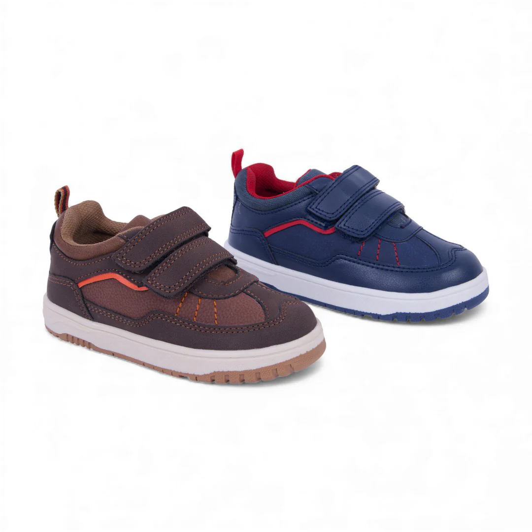 DÚO 313 TENIS CASUAL MARINO Y CAFÉ 07741
