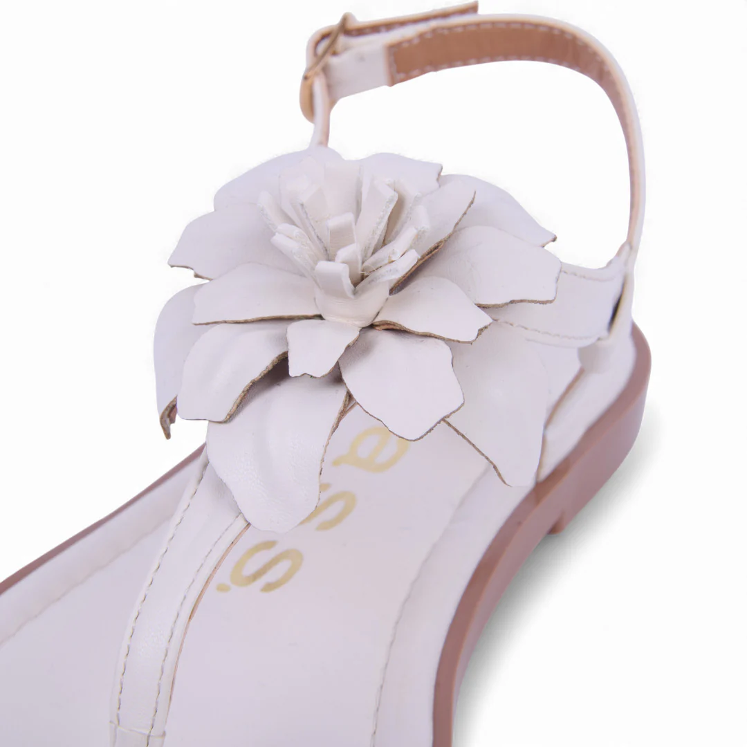 DÚO 514 SANDALIAS DE PISO HUESO Y ROSA DETALLE 21660 - Image 7