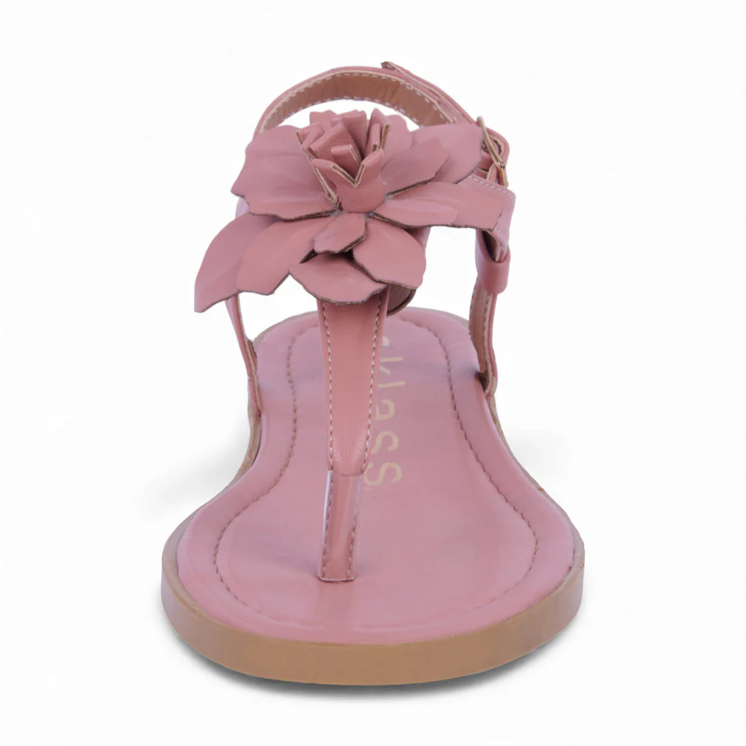 DÚO 514 SANDALIAS DE PISO HUESO Y ROSA DETALLE 21660 - Image 8