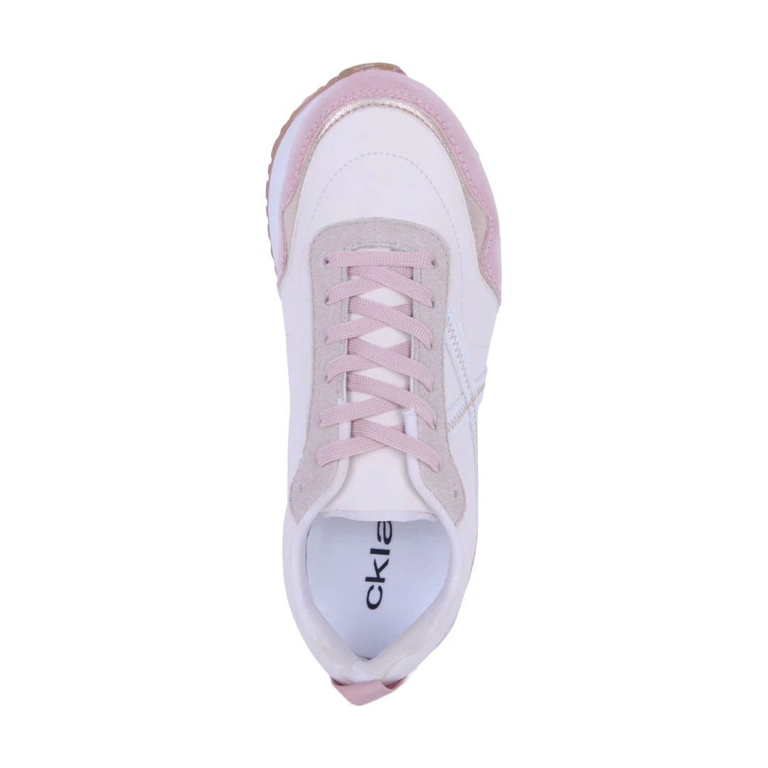 DÚO 573 TENIS DE PISO GRIS Y HUESO CON DETALLES 35756 - Image 6