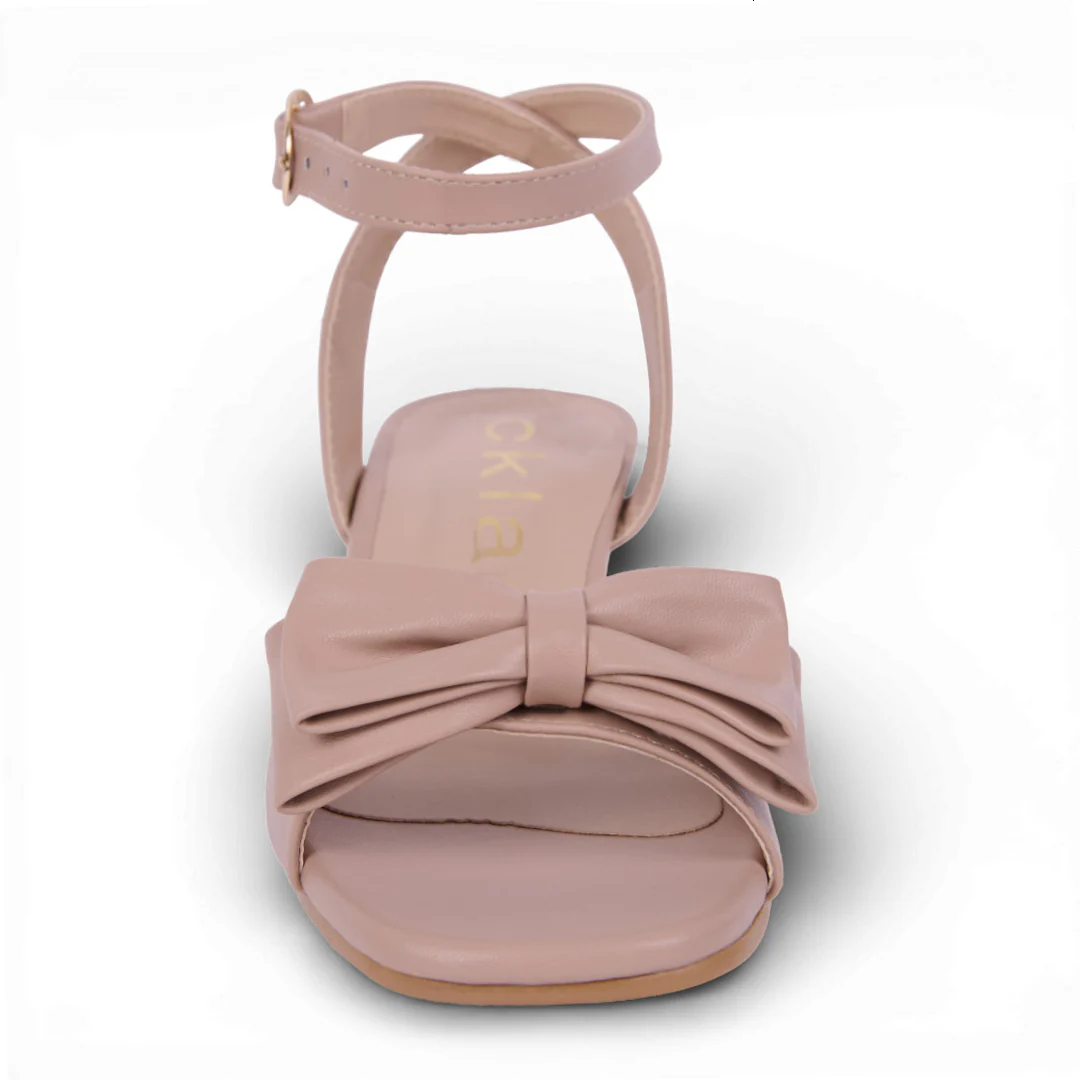 DÚO 595 SANDALIAS CON TACON BEIGE Y HUESO - Image 8