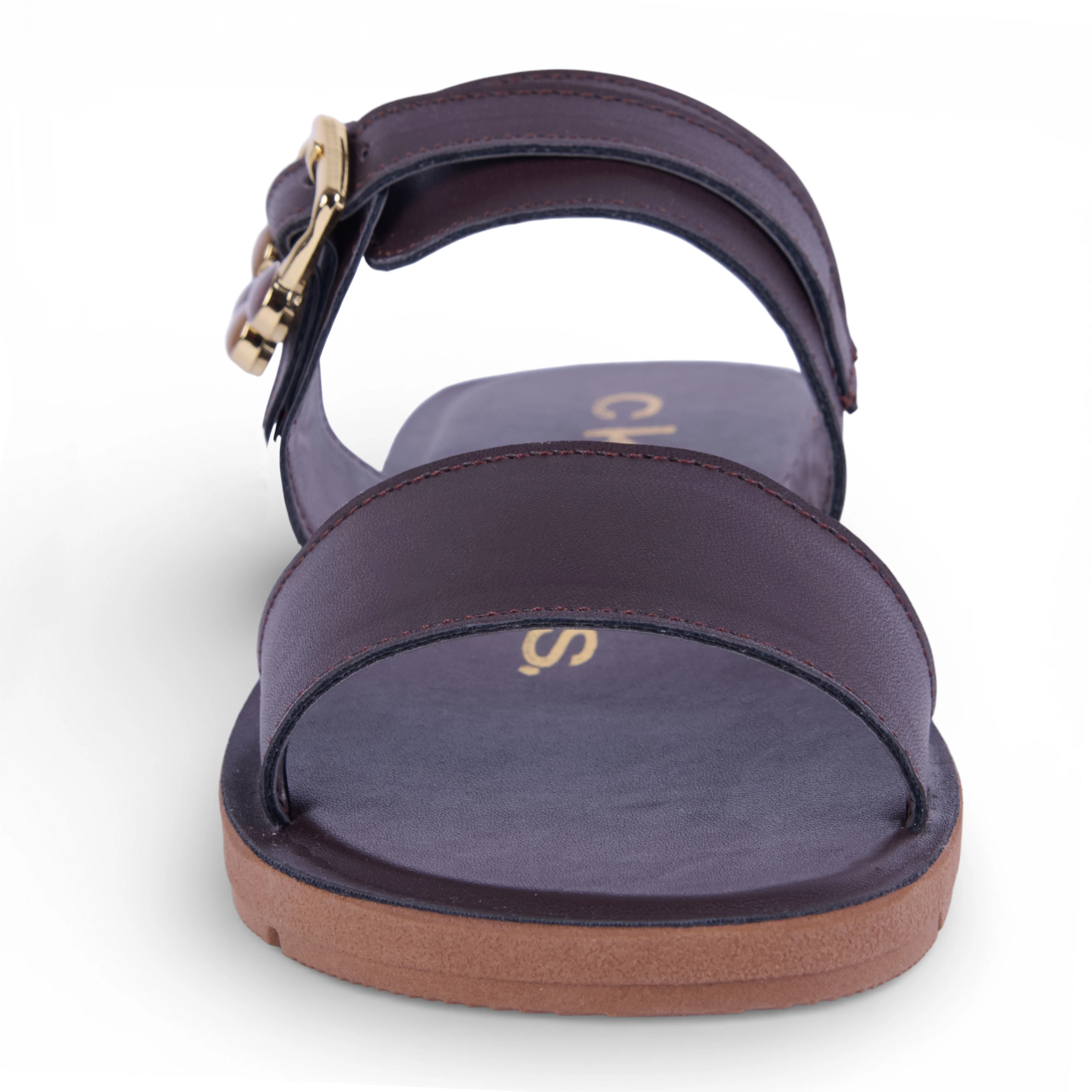 DÚO 598 SANDALIAS CON PULSERA CAFE Y HUESO - Image 10
