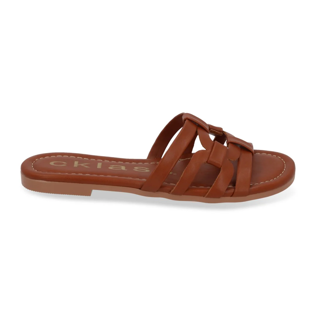 DÚO 625 SANDALIA CASUAL MIEL Y AZUL DE PISO 25915 - Image 3