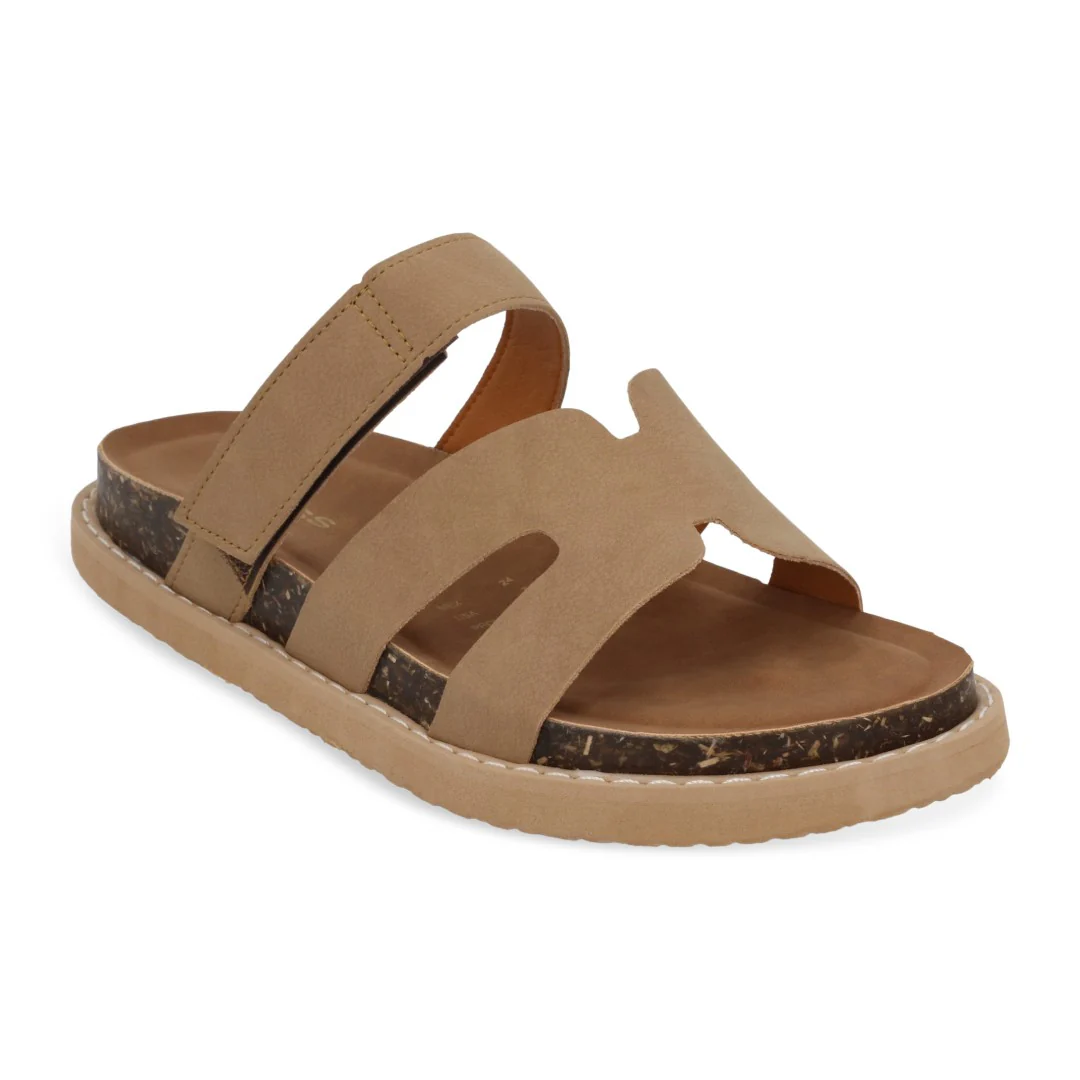 DÚO 632 SANDALIA CASUAL BLANCO Y BEIGE DESTALONADA 90074 - Image 2