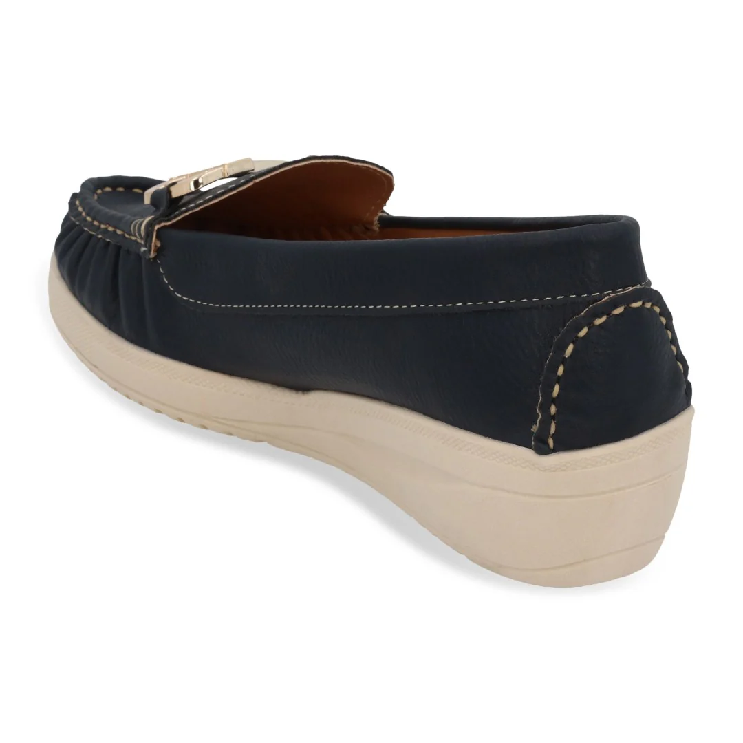 DÚO 643 MOCASÍN CASUAL MARINO Y ROJO ADRONO 09022 - Image 4