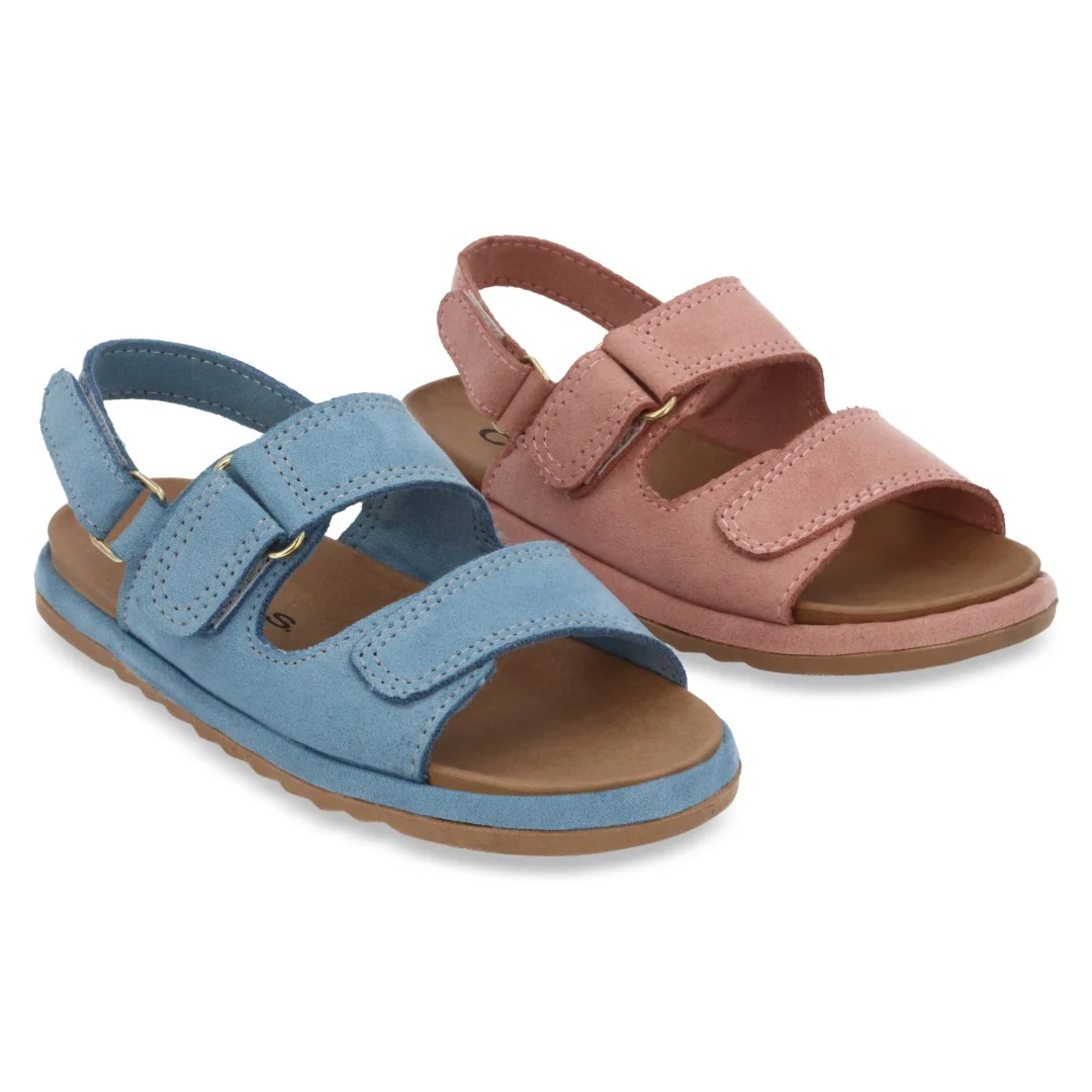 DÚO 720 SANDALIA CASUAL AZUL Y ROSA