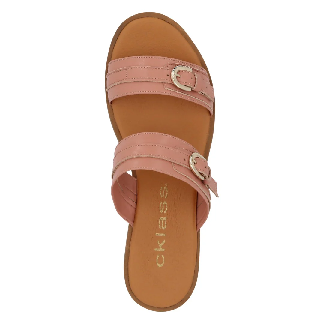 DÚO 740 SANDALIA PISO BEIGE Y HUESO CON HEBILLAS 67133 - Image 6