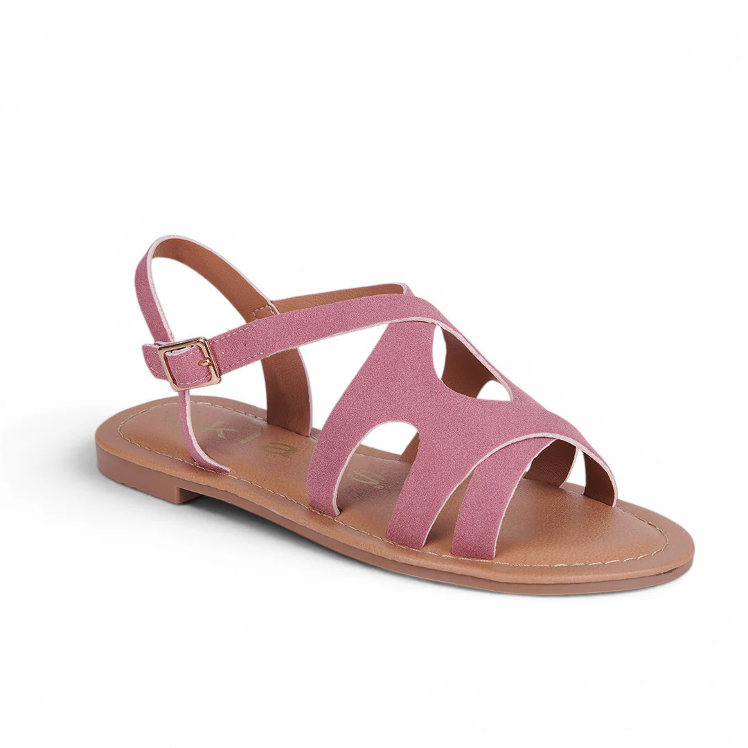 DÚO 798 SANDALIAS SIMÉTRICAS ROSA Y BEIGE - Image 3