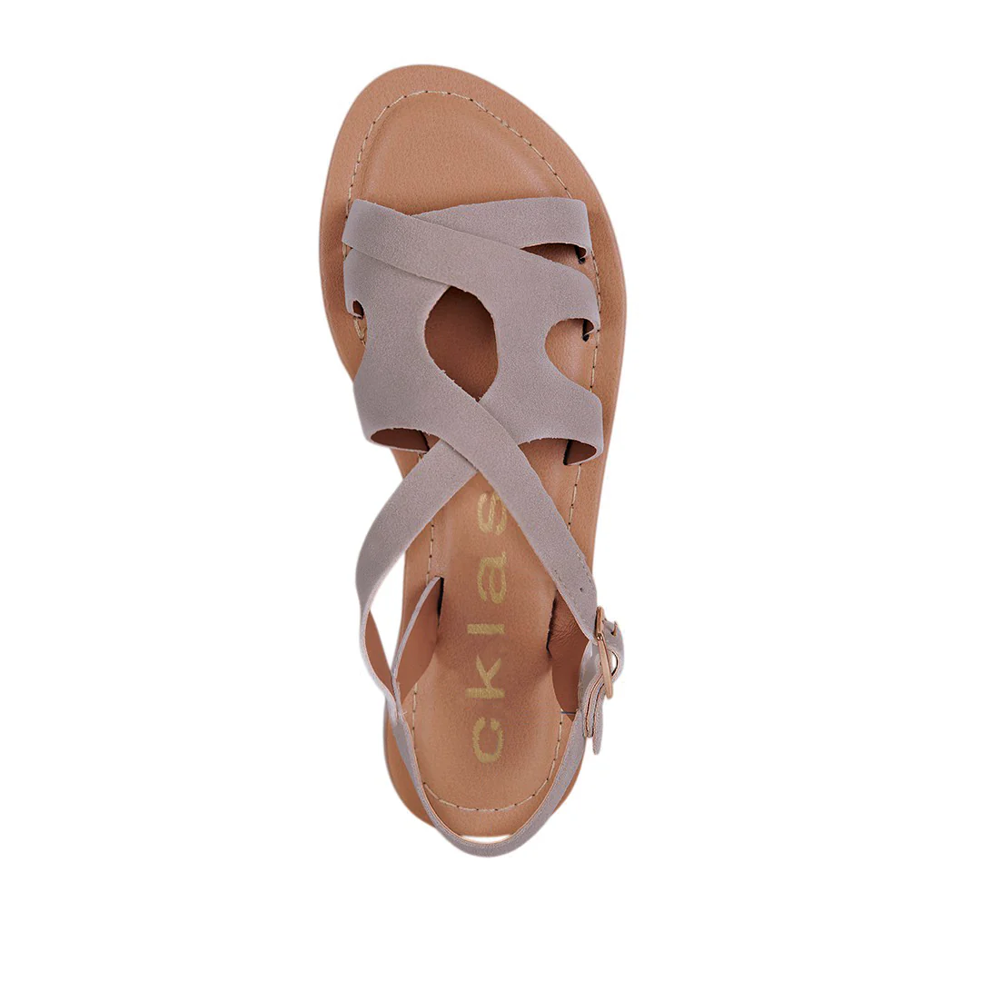 DÚO 798 SANDALIAS SIMÉTRICAS ROSA Y BEIGE - Image 8