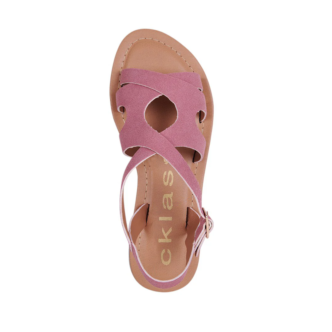 DÚO 798 SANDALIAS SIMÉTRICAS ROSA Y BEIGE - Image 9