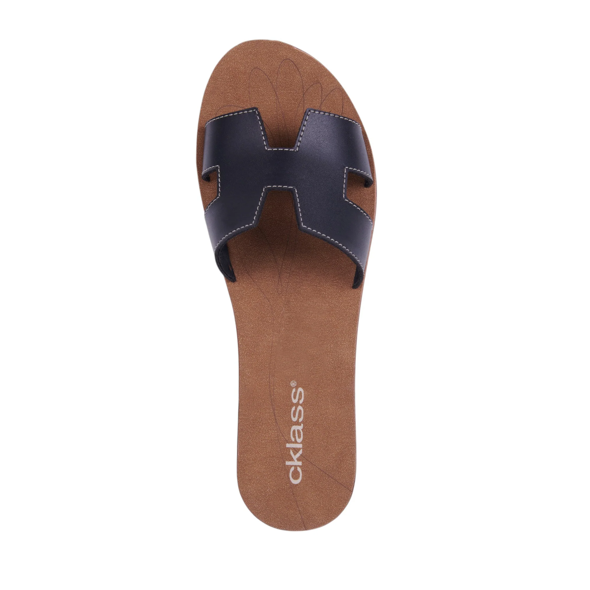 DÚO 802 SANDALIAS DE PISO NEGRO Y HUESO - Image 8