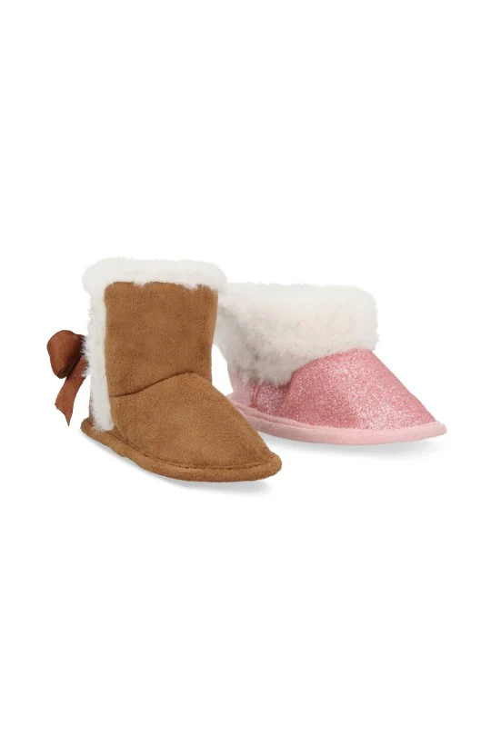 DÚO BOTA CASUAL CAFÉ Y ORO ROSADO CON ADORNO DÚO 503/71389