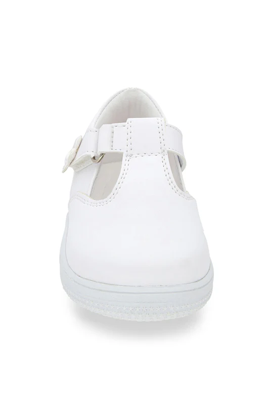 Dúo de zapato casual blanco y rosa con adorno 30893 - Image 5