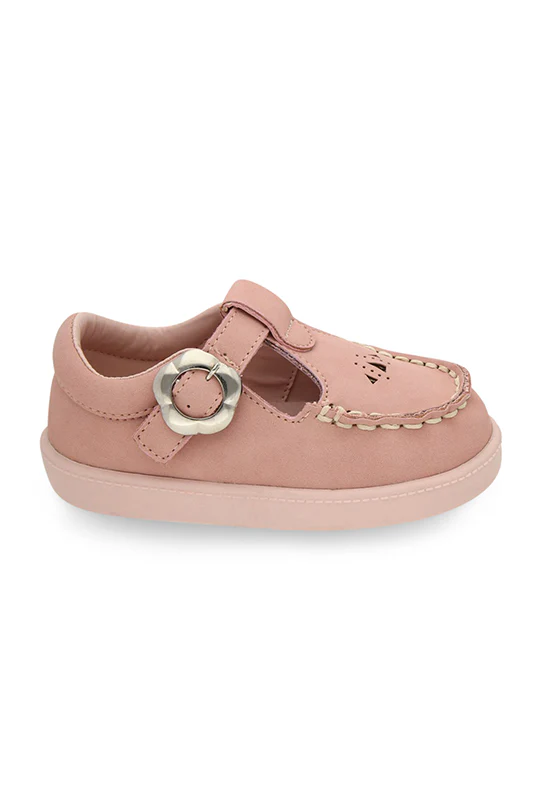 Dúo de zapato casual blanco y rosa con adorno 30893 - Image 7