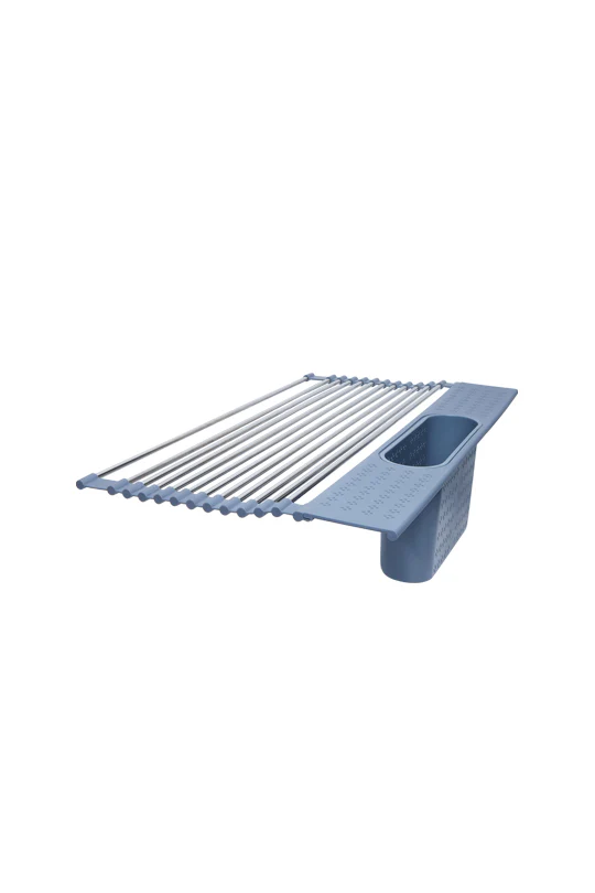 Escurridor multifuncional enrrollable gris 81416