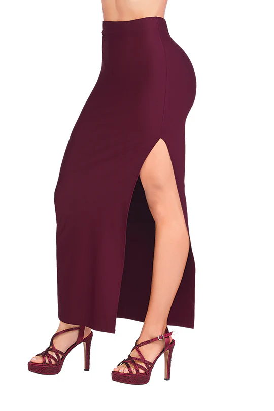 FALDA AJUSTADA TINTO 35080