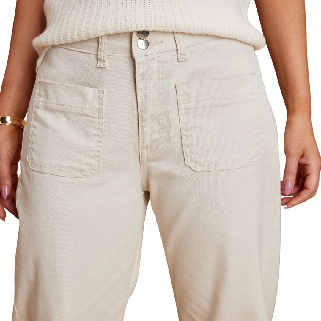 JEANS BEIGE CON BOLSAS 51271 - Image 3