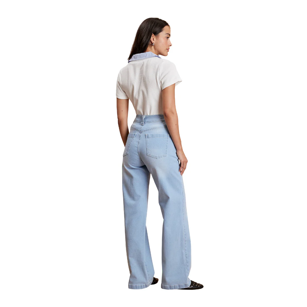 JEANS MEZCLILLA AZUL RECTOS 51272 - Image 4
