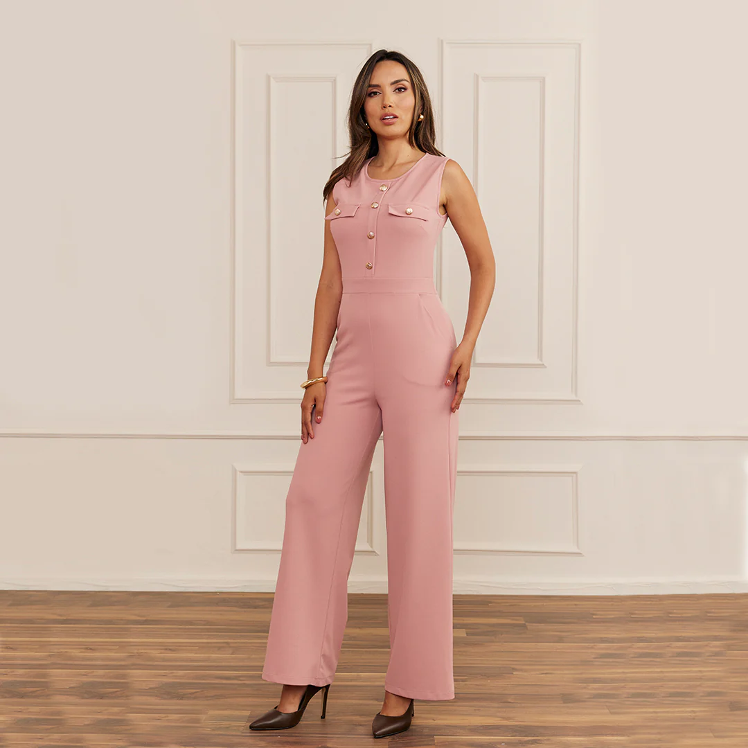 JUMPSUIT RECTO SIN MANGAS ROSA 31573 - Image 3