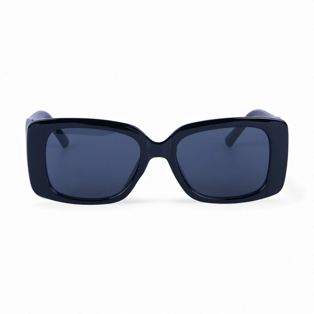 LENTES CUADRADOS NEGROS DE DAMA 05938