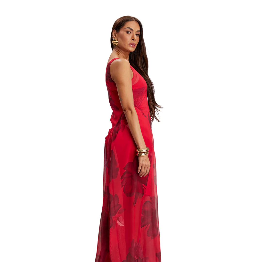 MAXIDRESS MULTICOLOR DE TIRANTES 35957 - Image 2