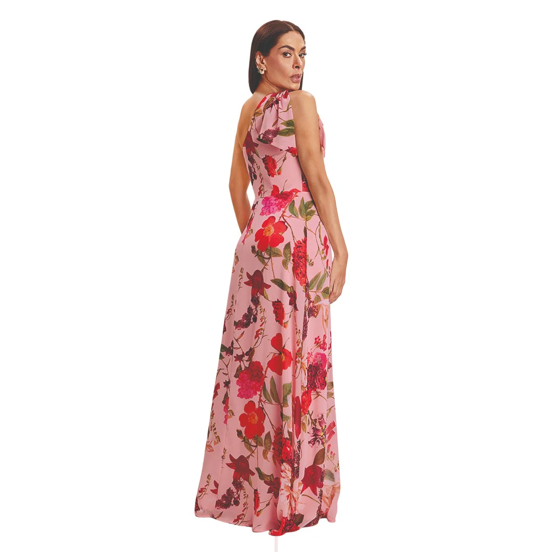 MAXIDRESS MULTICOLOR ONE SHOULDER 92097 - Image 2