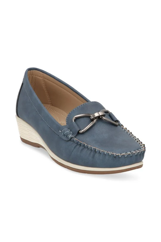MOCASIN AZUL CON CUÑA Y APLICACIÓN 71224