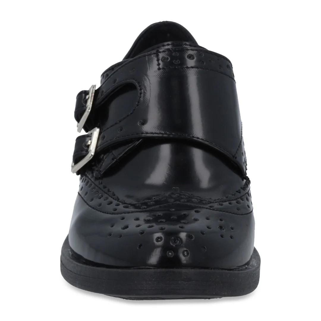 MOCASÍN CASUAL NEGRO CON HEBILLAS 47224 - Image 3