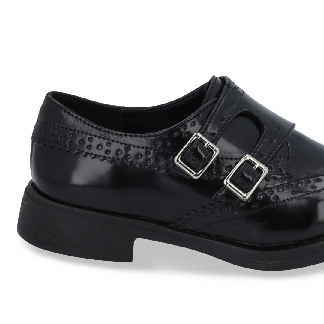 MOCASÍN CASUAL NEGRO CON HEBILLAS 47224 - Image 6