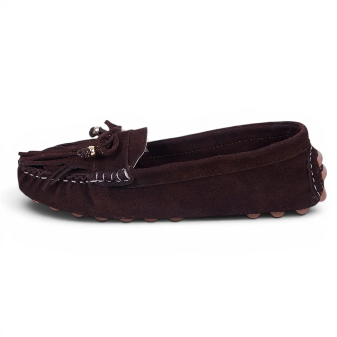 MOCASÍN CON FLECOS CAFÉ 73252 - Image 2