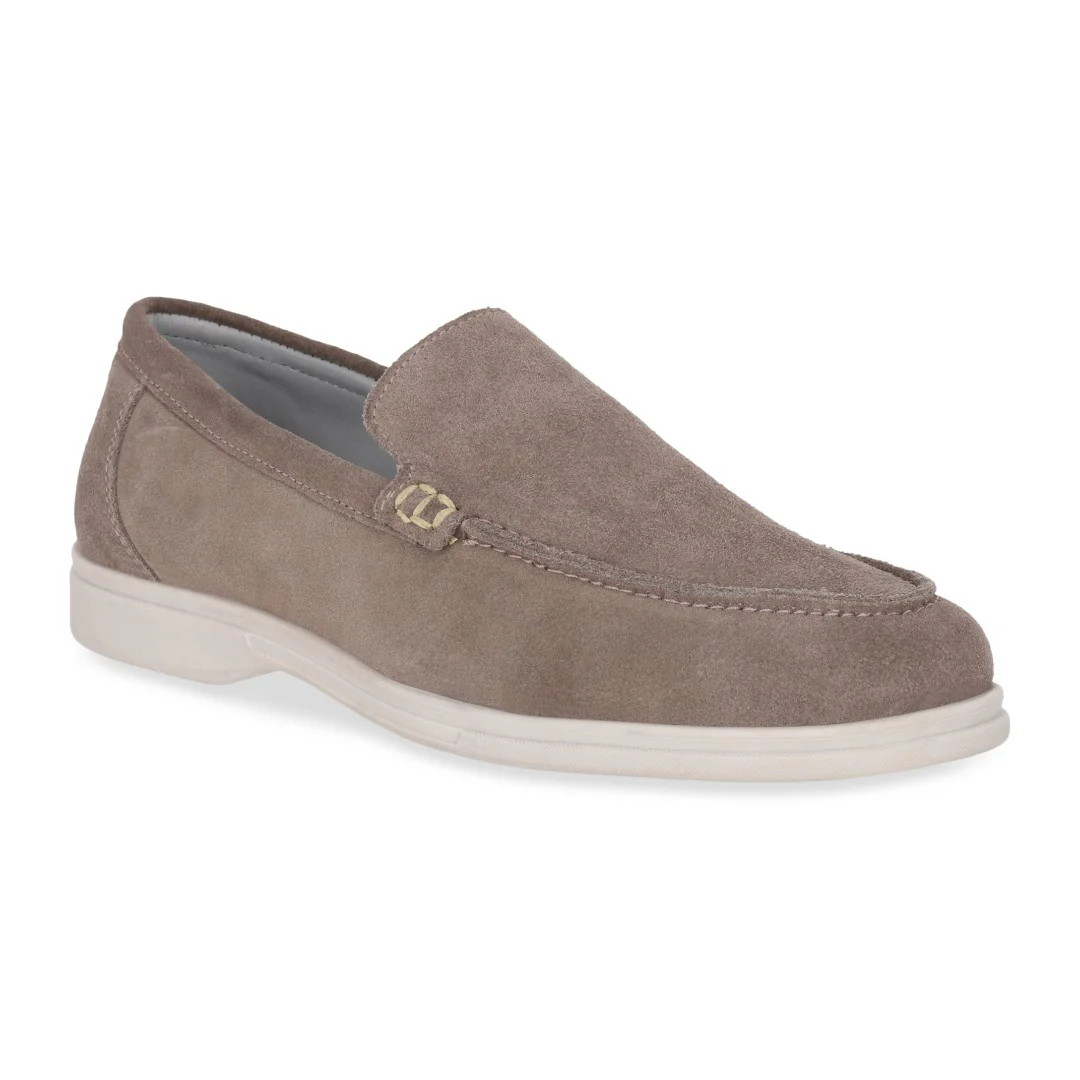 MOCASÍN DE PISO  BEIGE PIEL 51205