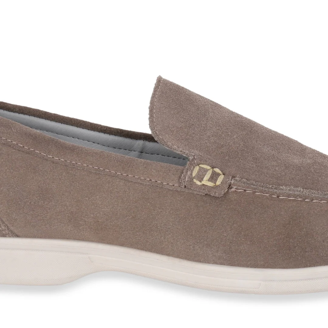 MOCASÍN DE PISO  BEIGE PIEL 51205 - Image 6