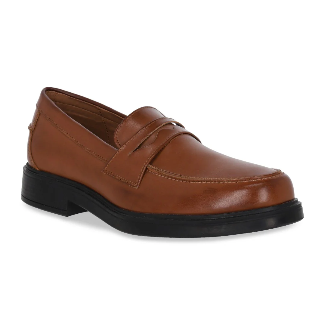 MOCASÍN DE PISO MIEL SINTÉTICO 09763