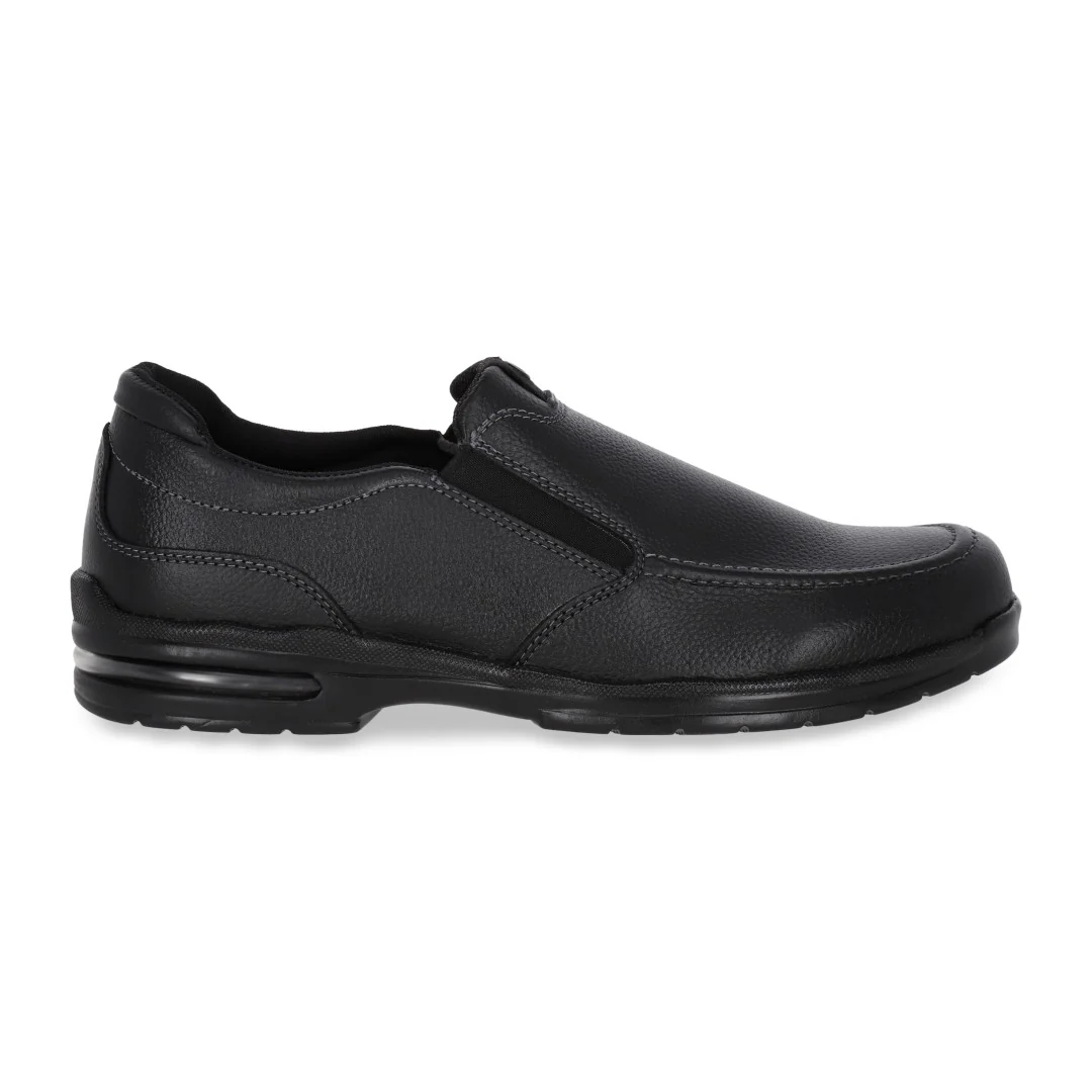 MOCASÍN DE PISO NEGRO PIEL 17928 - Image 2