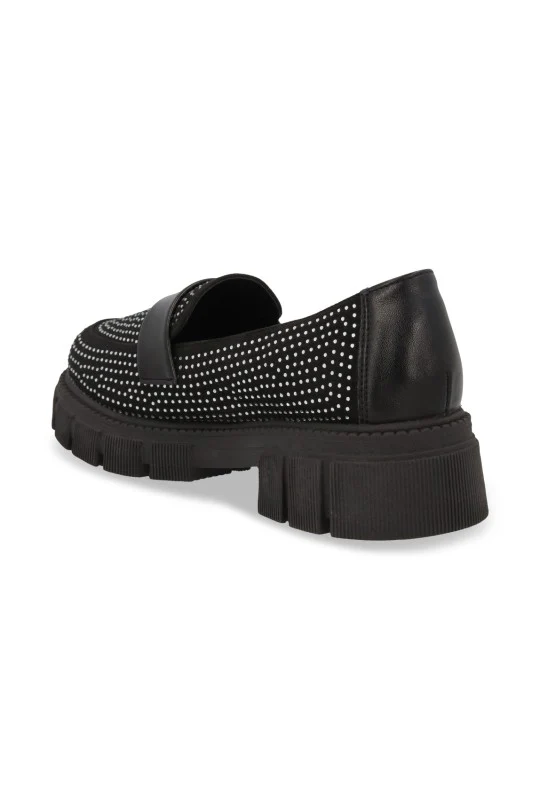 MOCASIN DE PLATAFORMA NEGRO CON APLICACIÓN 33079 - Image 4