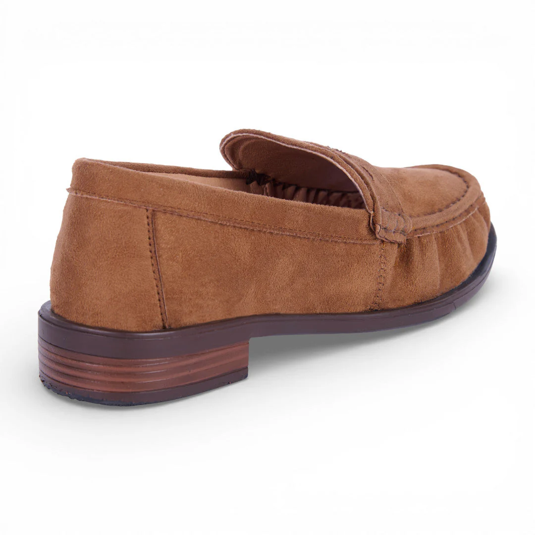 MOCASÍN FRUNCIDO PESPUNTE MIEL 15212 - Image 4