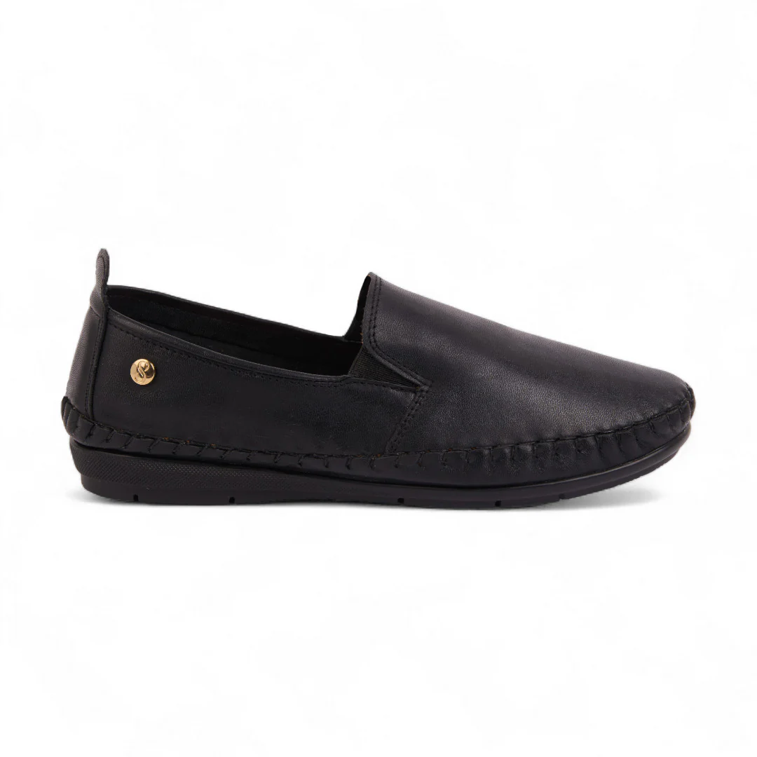 MOCASÍN PISO MIEL Y NEGRO PUNTADAS 44366 - Image 10