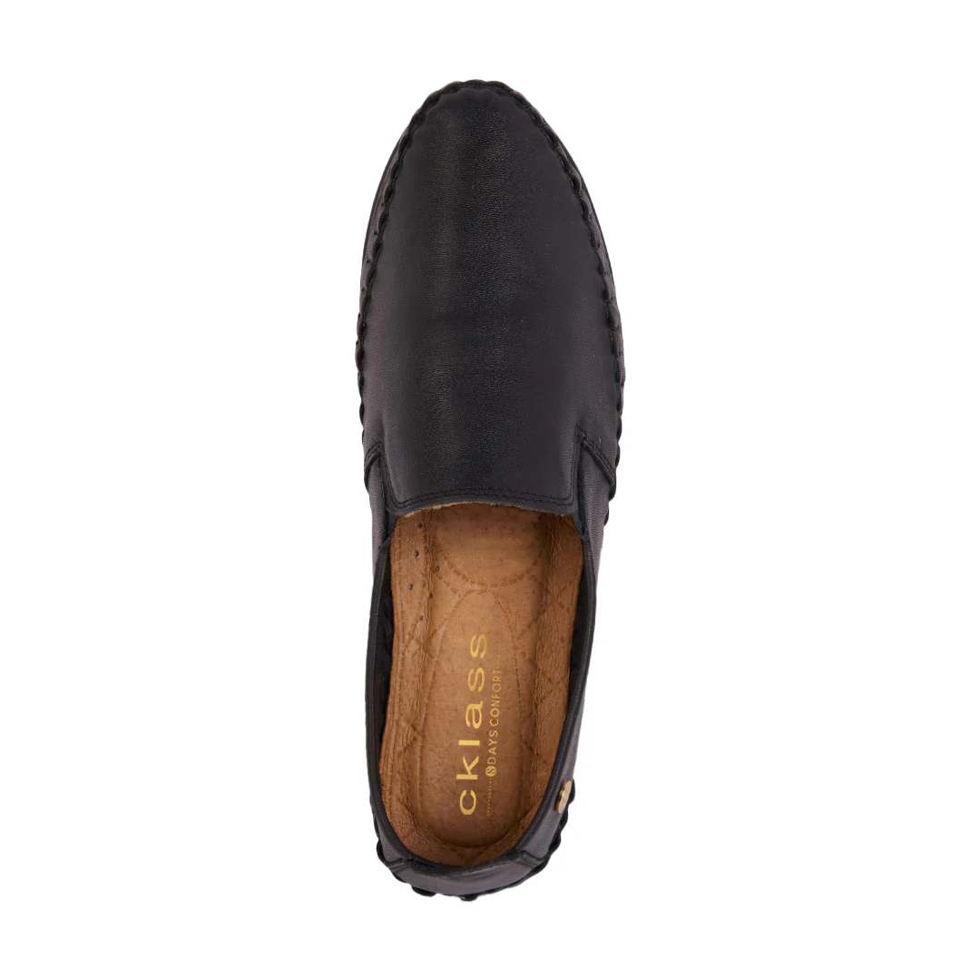 MOCASÍN PISO MIEL Y NEGRO PUNTADAS 44366 - Image 12