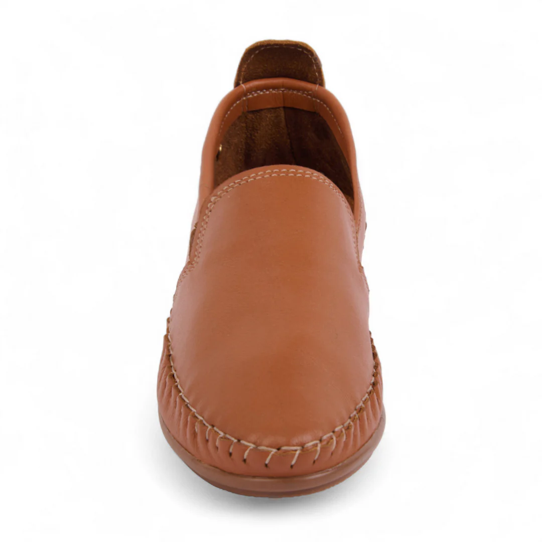 MOCASÍN PISO MIEL Y NEGRO PUNTADAS 44366 - Image 3
