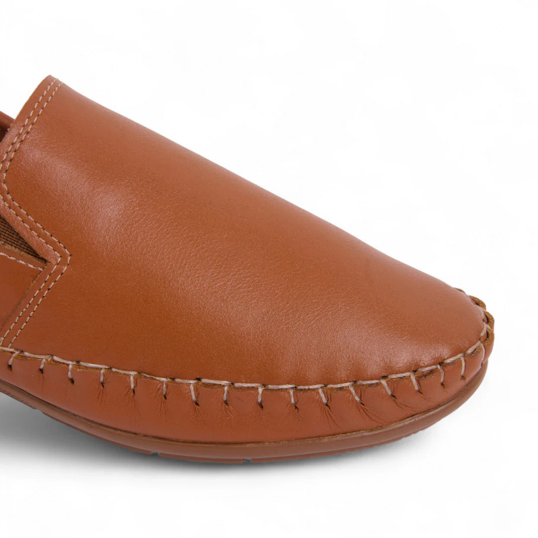 MOCASÍN PISO MIEL Y NEGRO PUNTADAS 44366 - Image 6