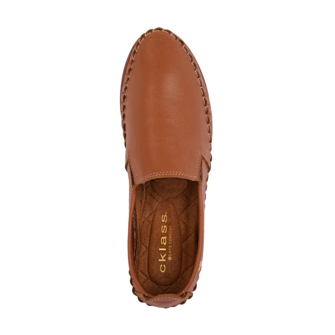 MOCASÍN PISO MIEL Y NEGRO PUNTADAS 44366 - Image 7