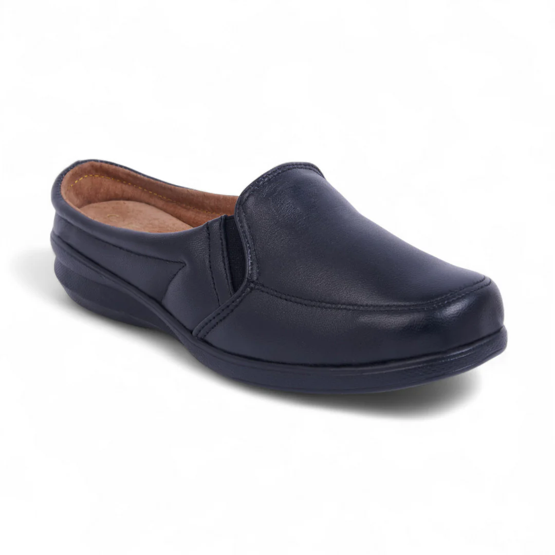 MOCASÍN PISO NEGRO DESTALONADO 20030