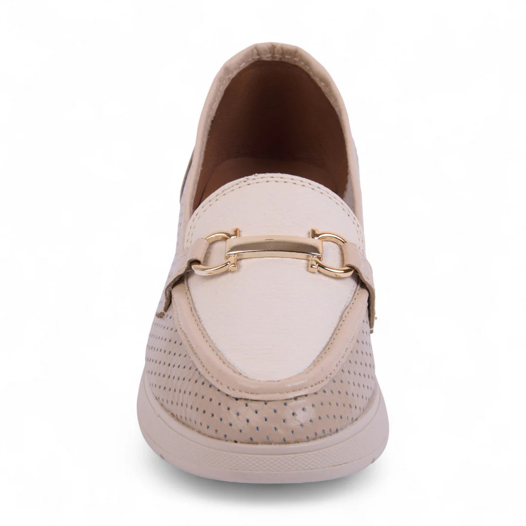MOCASÍN PLATAFORMA BEIGE BICOLOR 36347 - Image 4