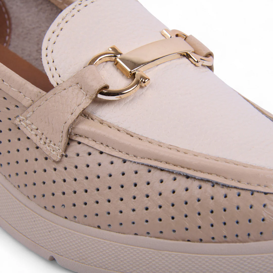 MOCASÍN PLATAFORMA BEIGE BICOLOR 36347 - Image 6