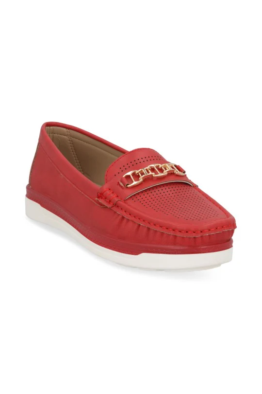 MOCASIN ROJO CON APLICACIÓN 71237