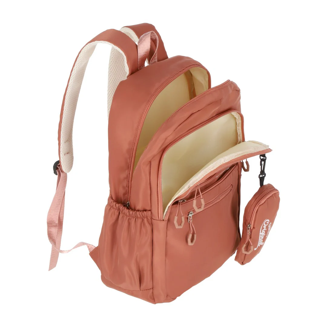 MOCHILA BEIGE ESCOLAR 71468 - Image 3