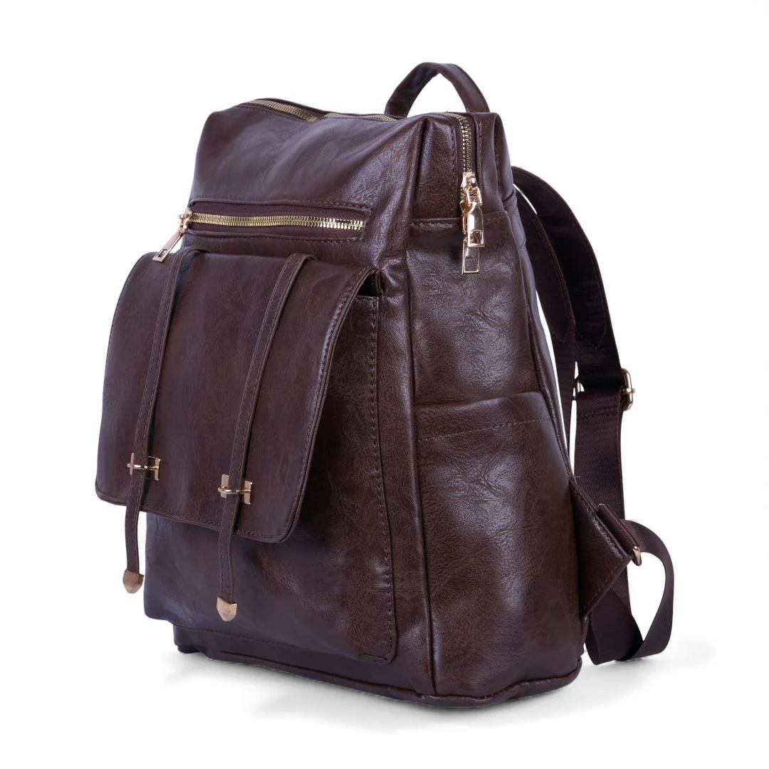 MOCHILA COLOR CAFÉ 83744 - Image 2