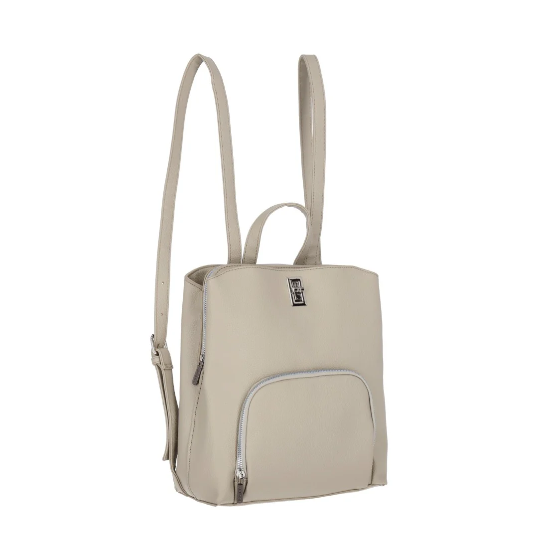 MOCHILA COLOR GRIS CON CORREAS AJUSTABLES 85044