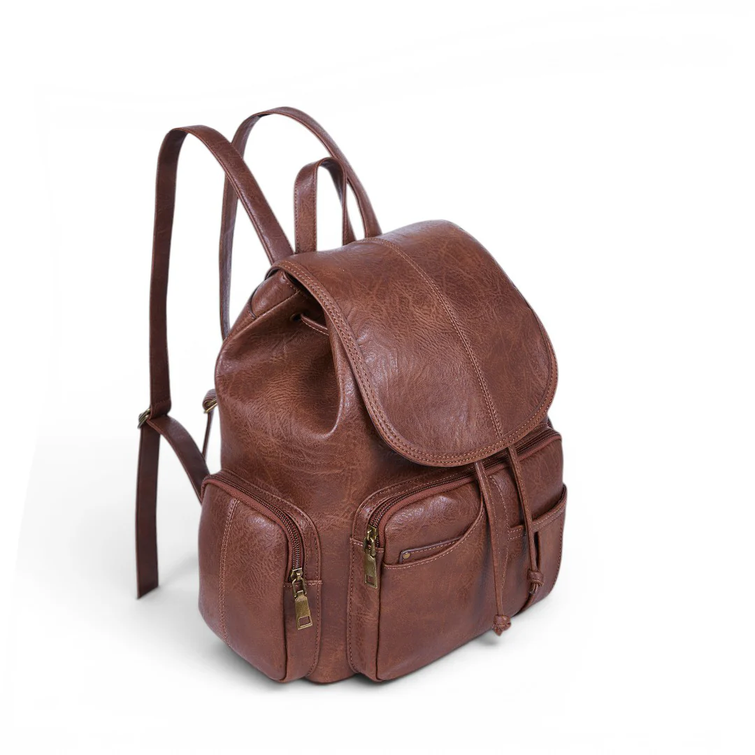 MOCHILA MULTIBOLSILLOS CAFÉ 83768